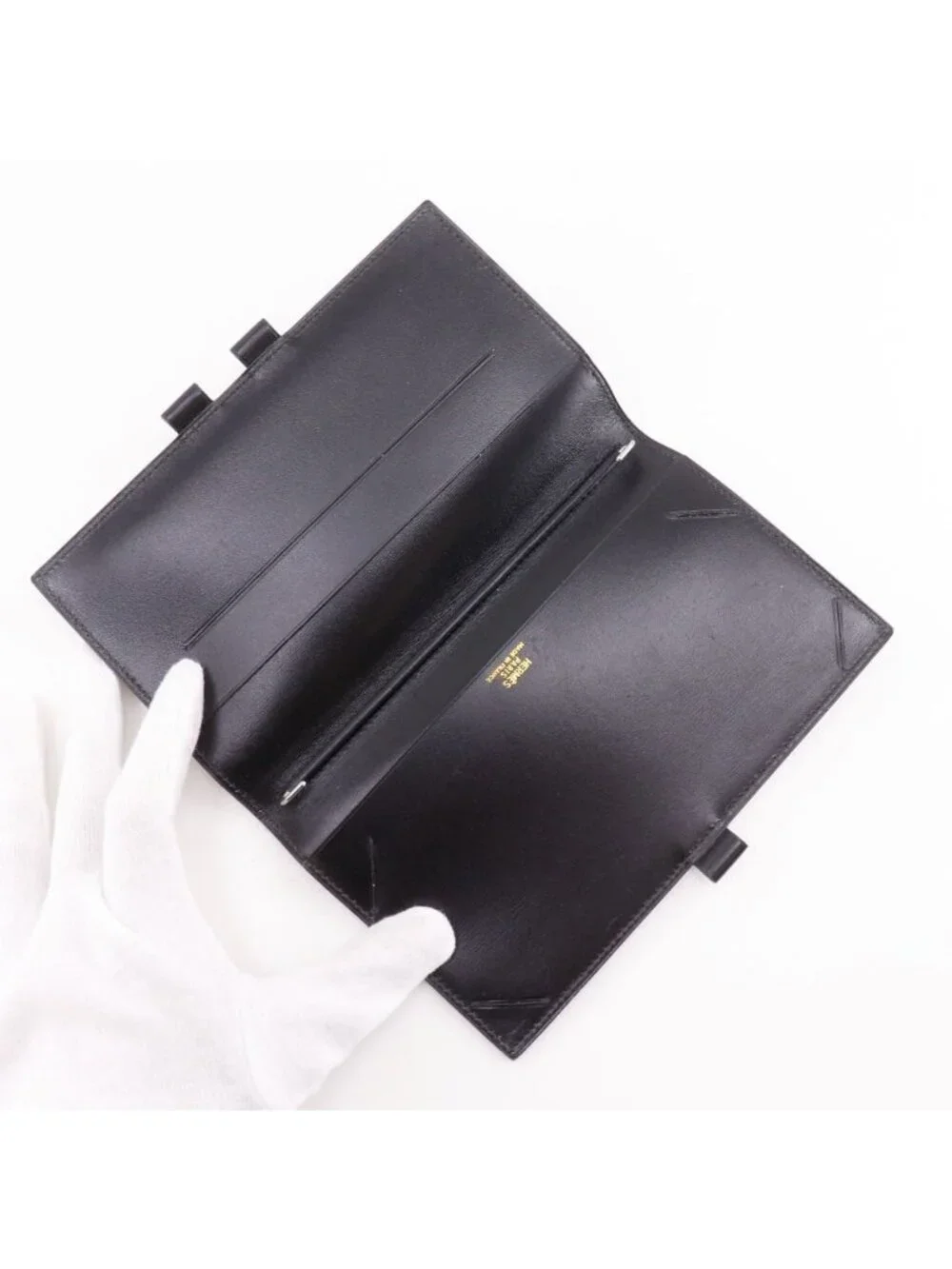 Hermes Agenda Vision Box Calf Black a Notebook Cover